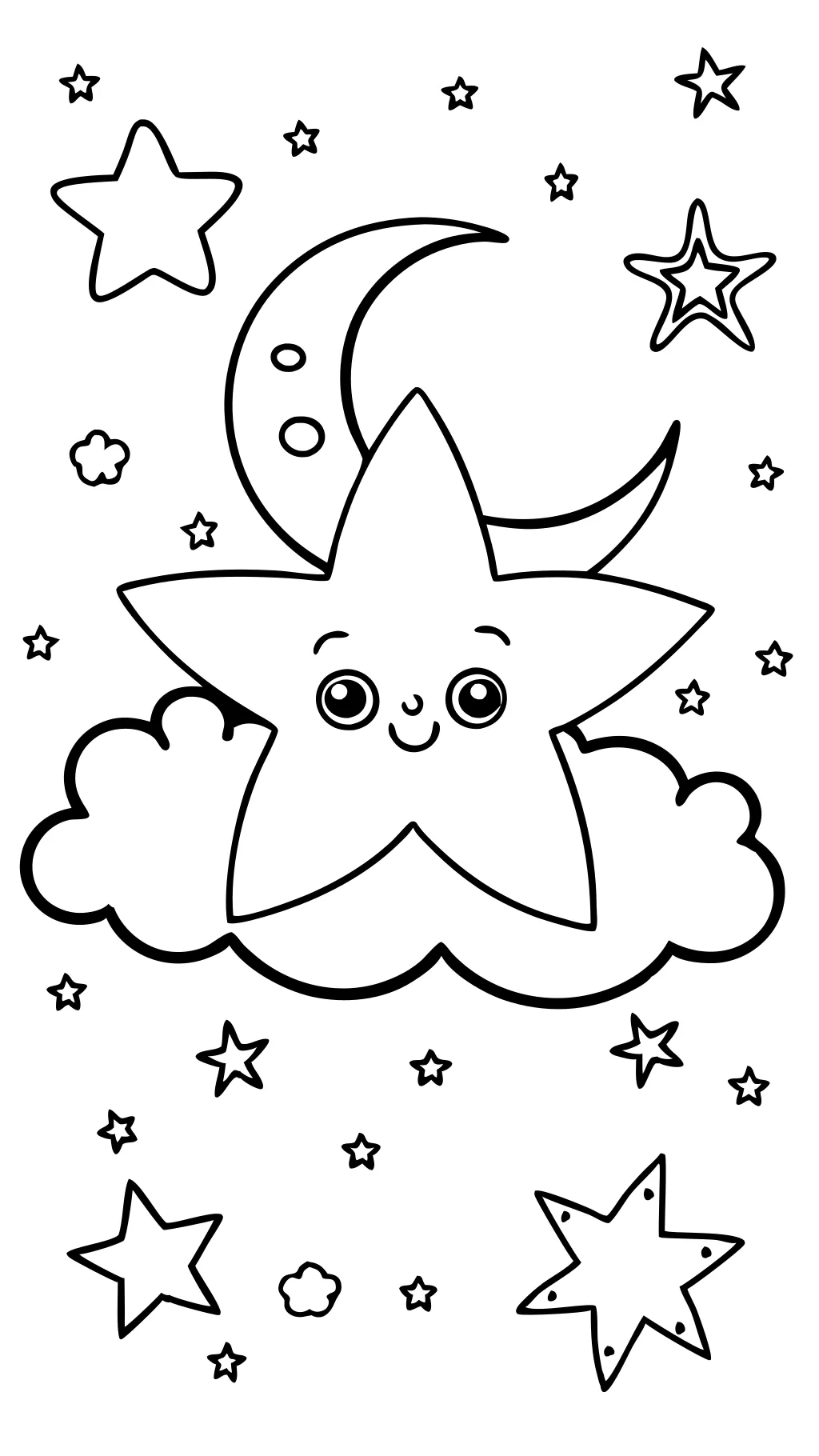 twinkle twinkle little star coloring page